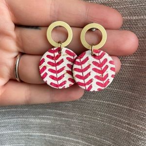 Stud Drop Earrings